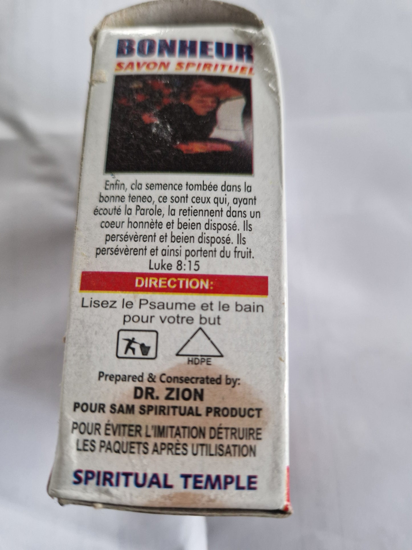 Savon spirituel bonne chance ( soap spiritual good luck) 100g