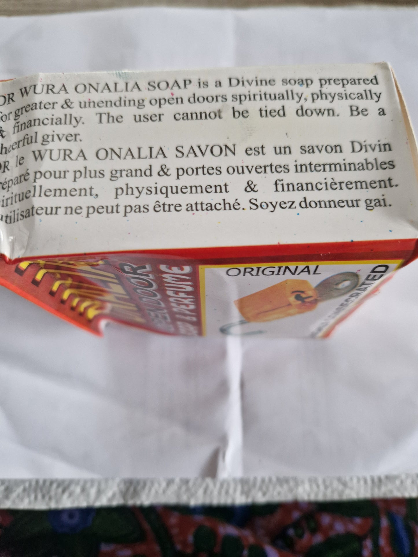 Duo ( savon SPIRITUEL 100g et parfum SPIRITUEL 15ml) ONALIA