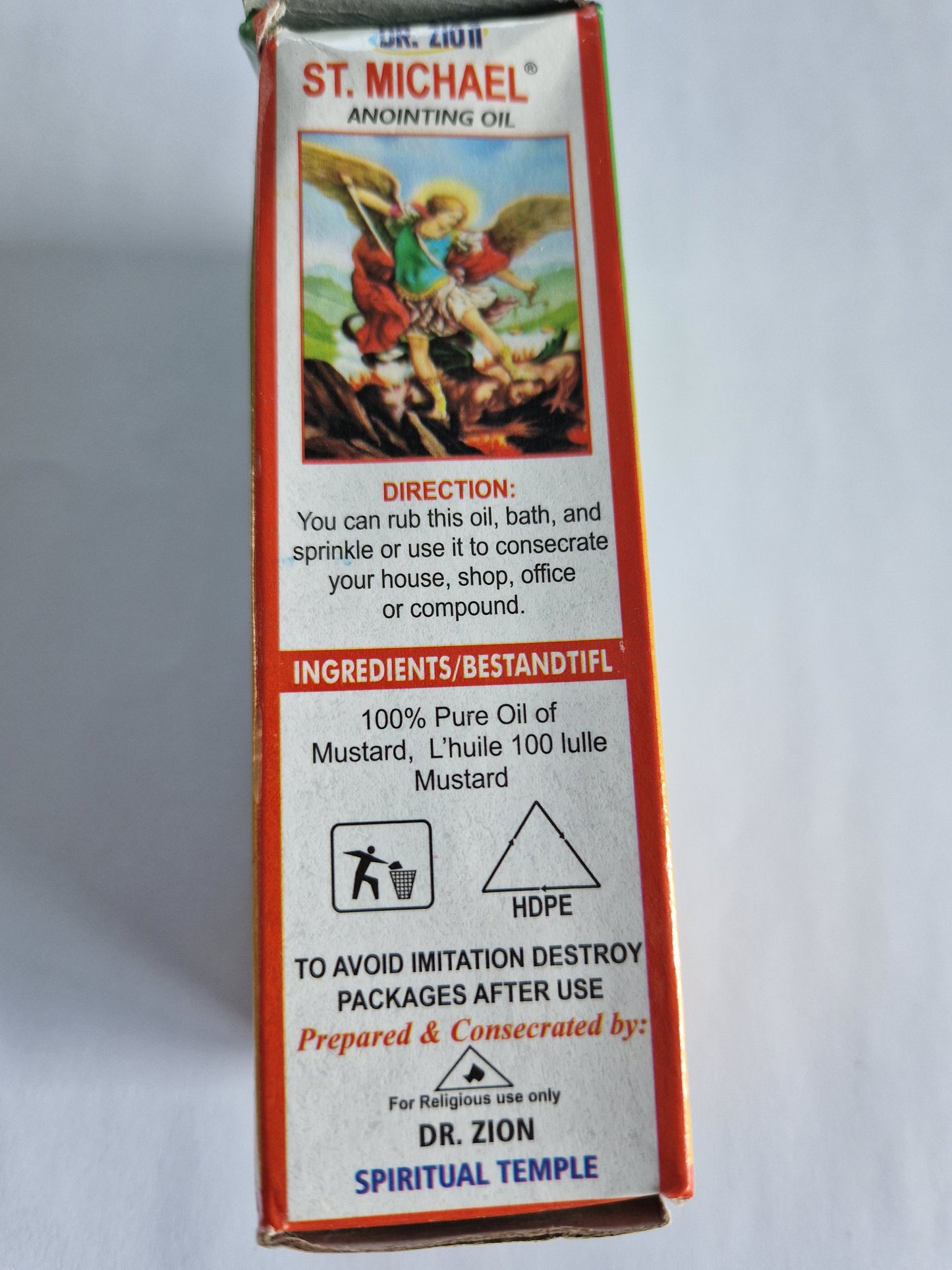 Huile d onction saint Michel ( anointing oil) 110ml