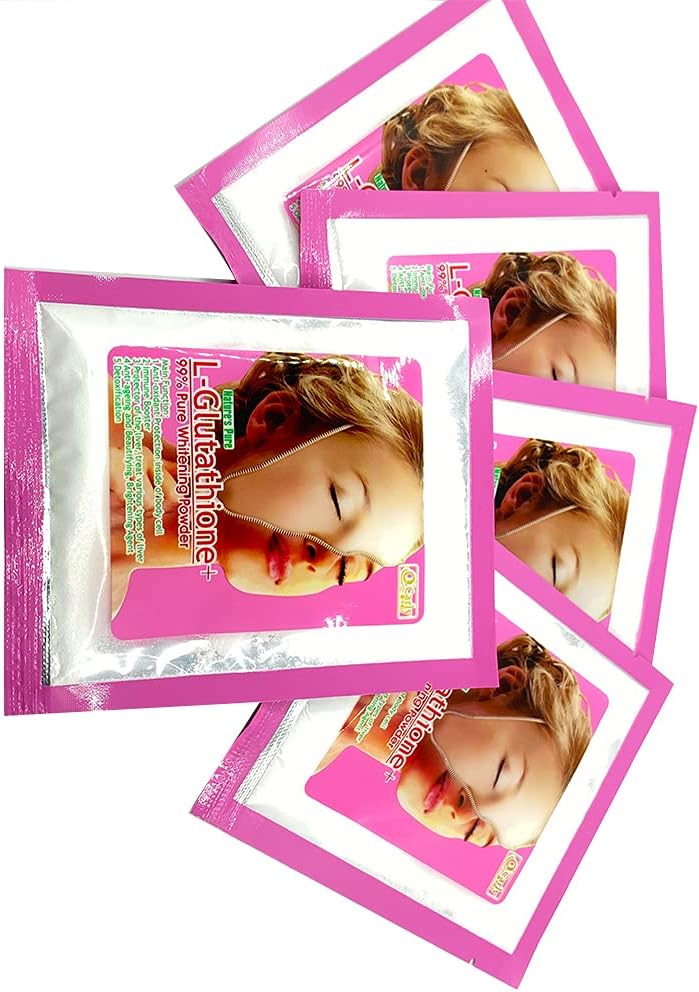 glutathion en poudre 3 sachets de la poudre de L-glutathione 99% pure. Le paquet de 20 sach – OBB Beaute