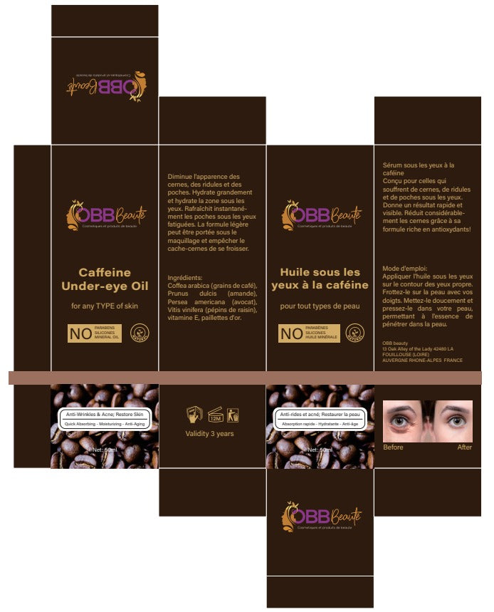 oil under the eyes (dark circles) with caffeine 50ml