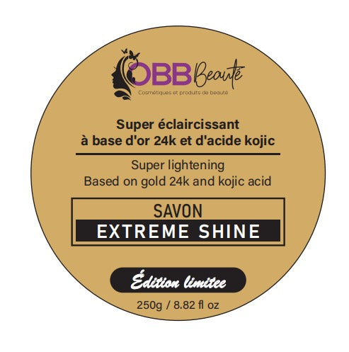 Savon super éclaircissant  à base d or 24k et acide kojic obbbeaute 250 g