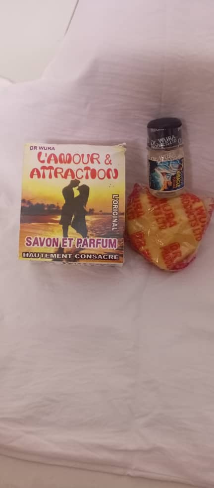 Savon et parfum spirituels : l amour et attraction. Savon 100g et parfum 15 ml