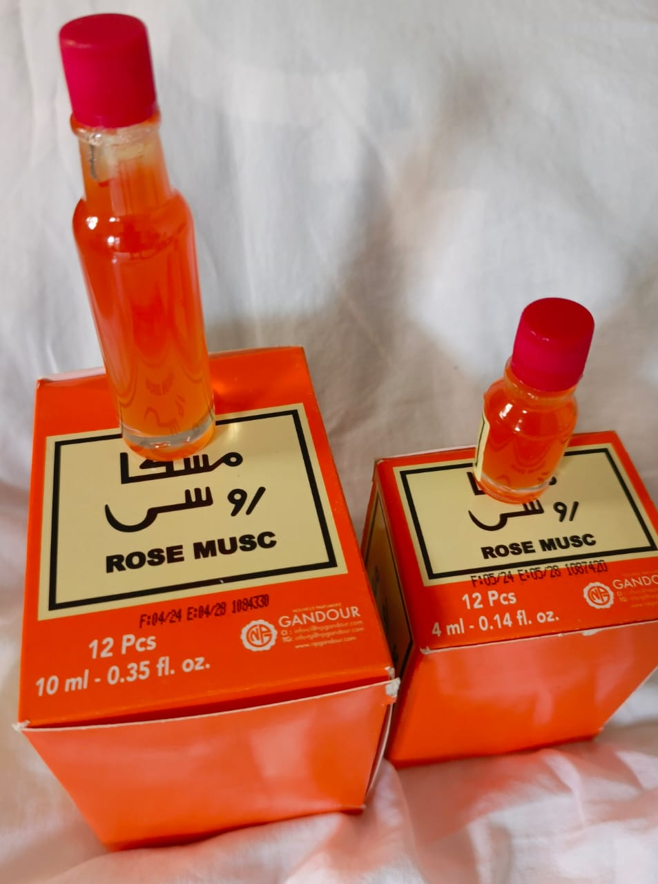 Parfum spirituel rose musc (10ml+4ml)