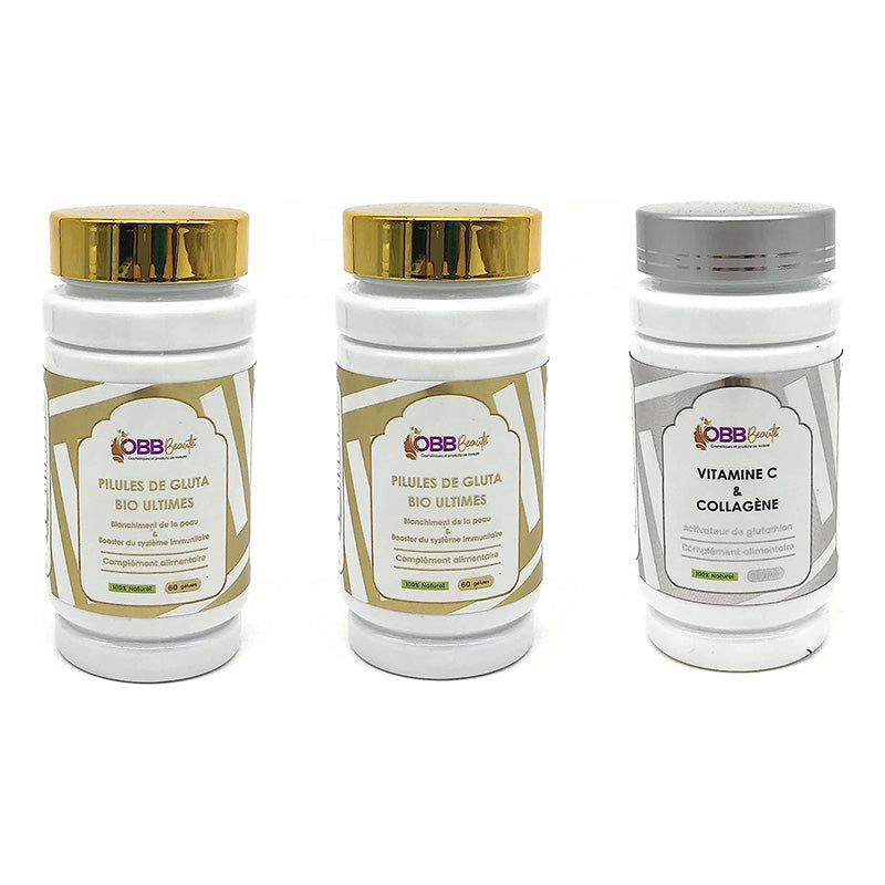 2 Boxes of Ultimate Organic Gluta Capsules and 1 Box of Collagen & Vitamin C