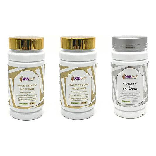 2 Boxes of Ultimate Organic Gluta Capsules and 1 Box of Collagen & Vitamin C