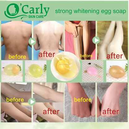 2 gluthation egg soaps (face and/or body) 80*2