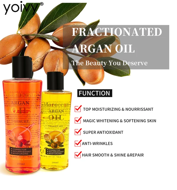 Huile d argan : correctrice, nourrissante éclaircissante et hydratante. 200ml