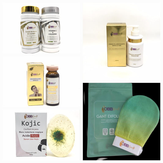 GAMME REVITALISANTE, RAJEUNISSANTE ET ECLAIRCISSANTE , 1 un serum  booster glutax obbbeaute offert