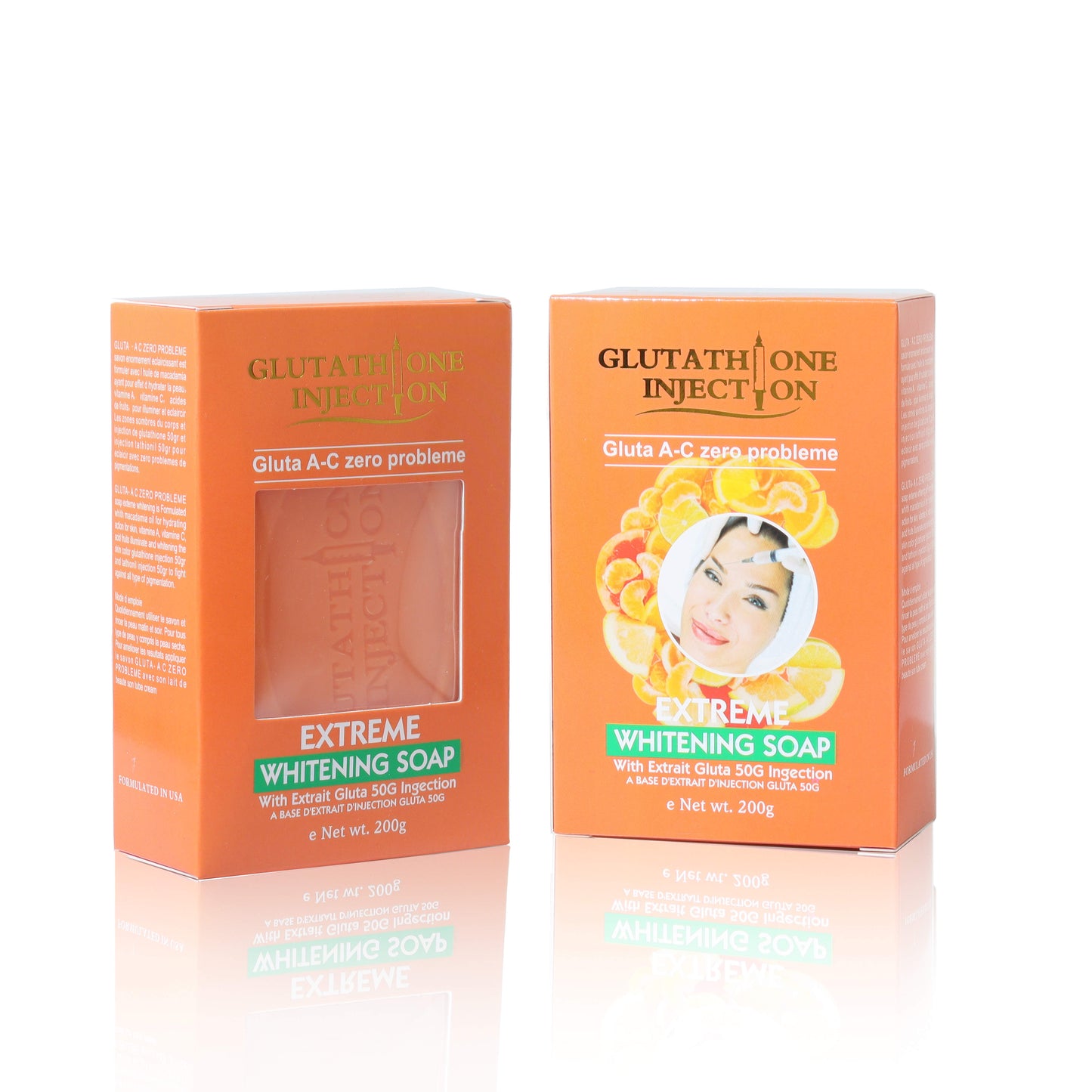 Savon gluthation injection, gluta A-C zéro problème 200g