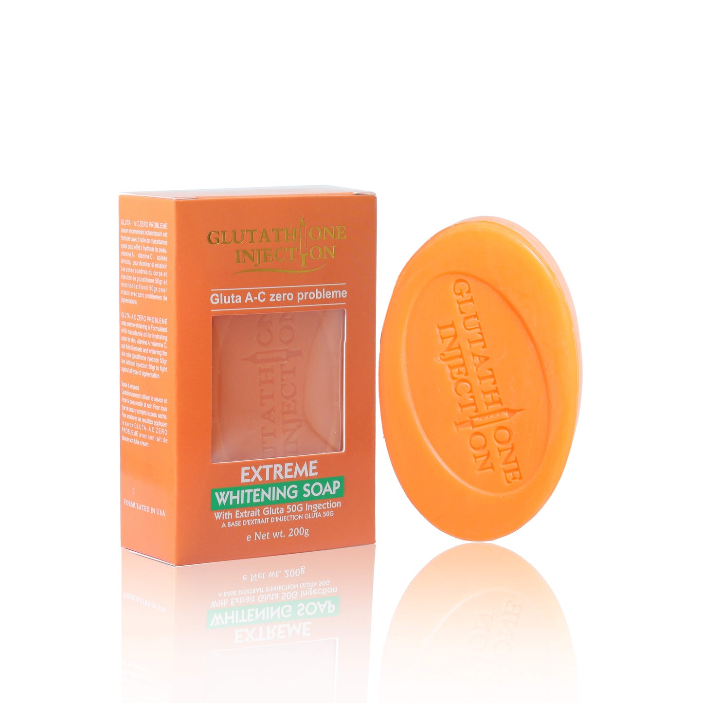 Savon gluthation injection, gluta A-C zéro problème 200g