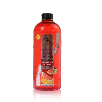 Gel douche S&K Duchess glow  blood orange blossom 1L, SPF30