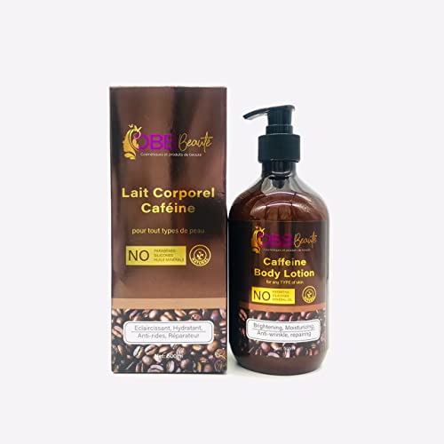 lait pour le corps a la cafeine obbbeaute 500ml