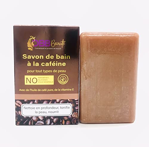 savon de bain a la cafeine obbbeaute 250g