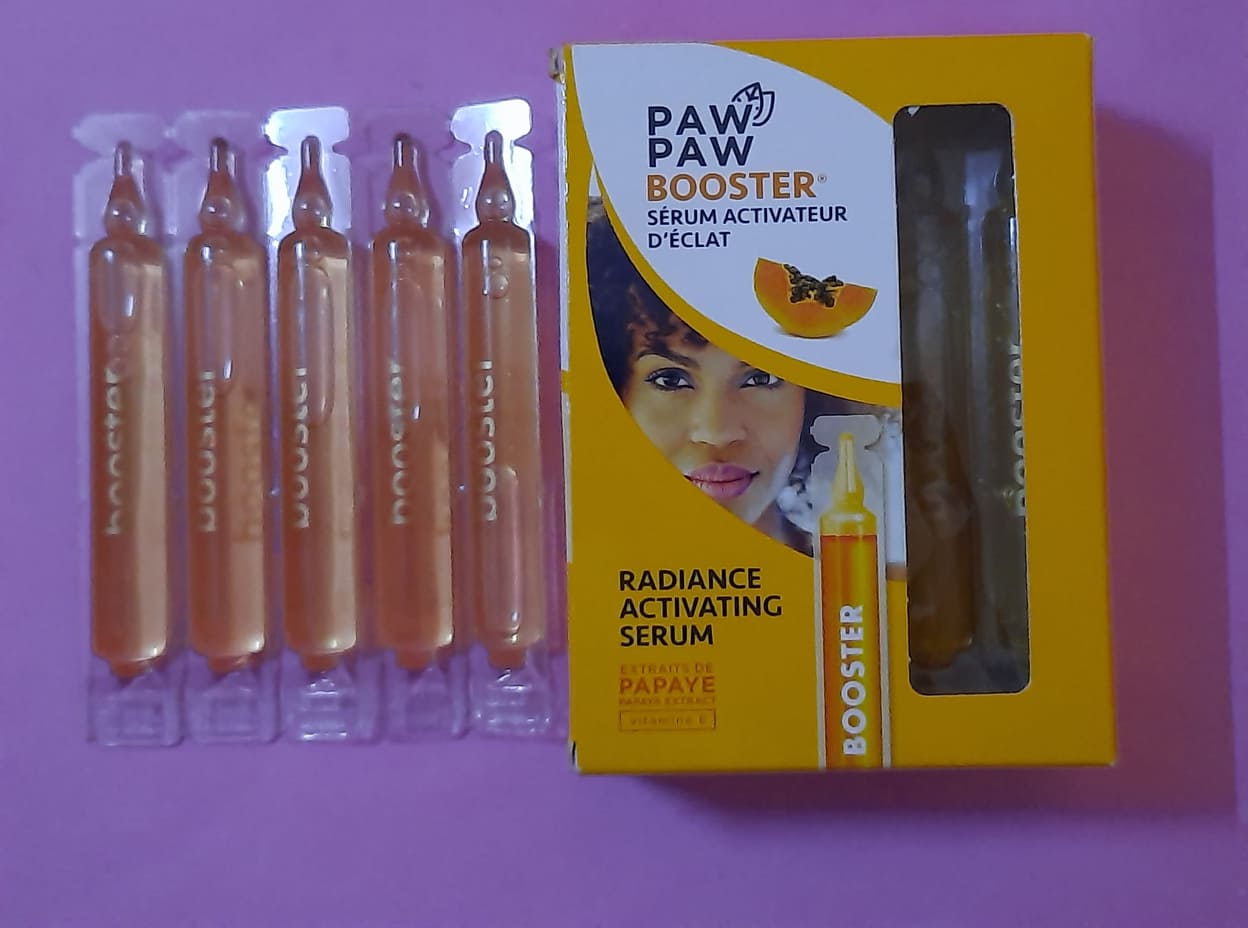 Sérum booster activateur  d éclat paw paw, (20 *7ml) ampoules