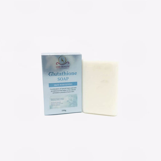 savon au  glutathion bleu obbbeaute pour un teint lisse, propre et radieux