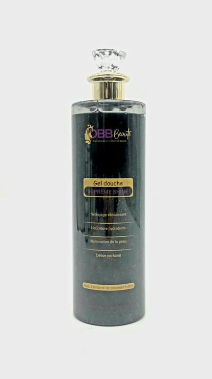 Gel douche noir  ultra hydratant OBBBeauté. 500ml