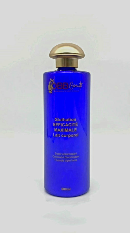 Lait pour le corps glutathion bleu ultra éclaircissant, anti-tâche, anti-vergetures et hydratant OBBBeauté