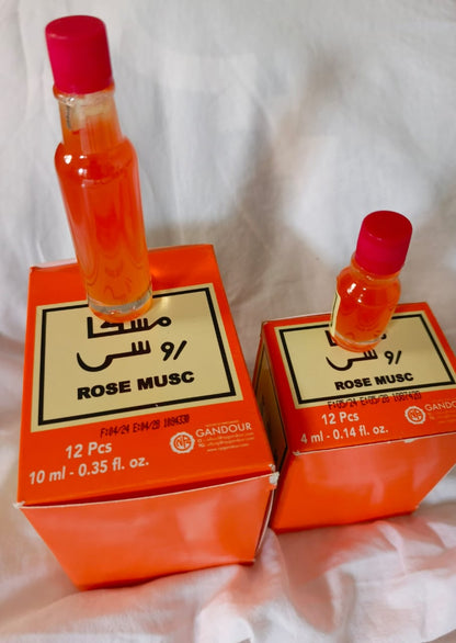 Parfum spirituel  rose musc (10ml+4ml)